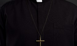 Priest White Collar Symbol of Sacred Elegance and Service