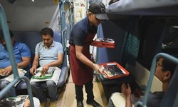 Embarking on a Culinary journey with IRCTC: Food delivery in train at SURAT Jn ST