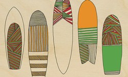 How Decorative Surfboard Art Gives Your Home A New Look
