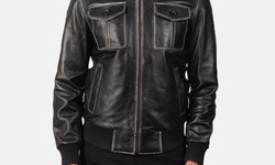Dressed in Darkness: A Showcase of the Finest Stylish Black Leather Jackets