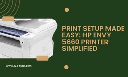 Print Setup Made Easy: HP Envy 5660 Printer Simplified