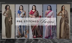 Day-to-night transition with pre-stitched sarees versatility