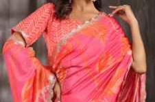 Elevate Your Style: Crepe Silk Sarees by Label by Saloni