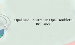 Australian Opal Doublet Dazzling Duo Opal's Twin Delight