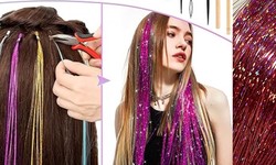 Tinsel Takeover: Step into the World of Shimmering Hair Tinsel Trends