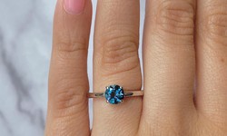 Dive into serenity with London Blue Topaz Rings