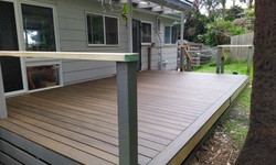 What are the components used in composite decking?