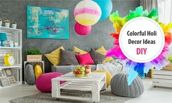 Add Colour with DIY Holi Decoration Ideas For Home