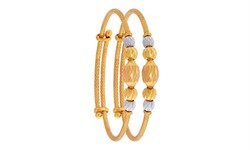 Adorn Your Little Ones with Elegance: Kids Gold Bangles from Malani Jewelers