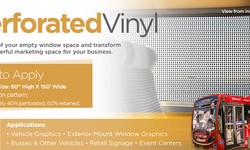 Make Your Storefront Pop: Perforated Window Vinyl Signs