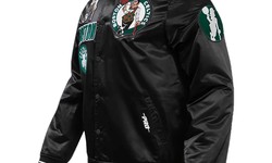 Timeless Style, Legendary Legacy: Boston Celtics Retro Rib Jacket