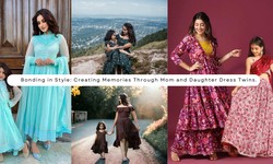 Bonding in Style: Creating Memories Through Mom and Daughter Dress Twins.
