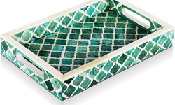 Serving Style: Bone Inlay Trays for Chic and Functional Decor