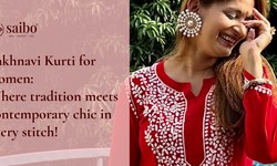 Discover the Timeless Elegance of Chikankari Kurta and Lakhnavi Kurta for Women at Saibo Lifestyle