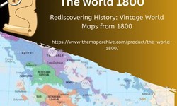 A Journey Through Time: Exploring the World Map of 1800
