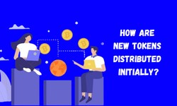 How are new tokens distributed initially?