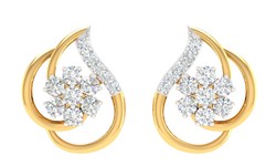 Exquisite Real Diamond Earrings: Elevate Your Style with Monica Jewellers