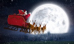 What is the history and magic behind Santa Claus's journey?