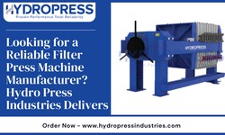 Looking for a Reliable Filter Press Machine Manufacturer? Hydro Press Industries Delivers