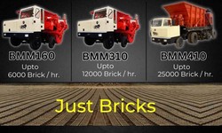 Off road construction brick making mahcine.