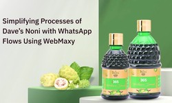 Simplifying Processes of Dave’s Noni with WhatsApp Flows Using WebMaxy