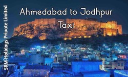 How to book one-way Taxi Jodhpur to Ahmedabad?