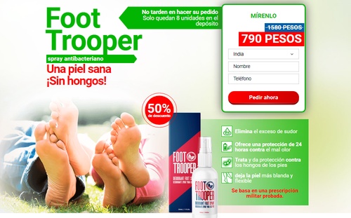 Reseñas de Foot Trooper: spray antibacteriano para la micosis! ¿Funciona?*Lea los datos y ordene ahora*