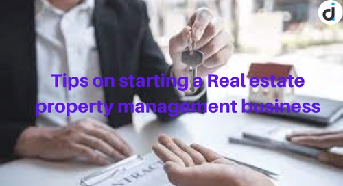 Tips on starting a Real estate property management business