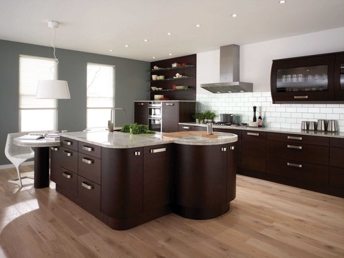 Remodeling Your Kitchen With an Island Floorplan and Louvered Cabinets