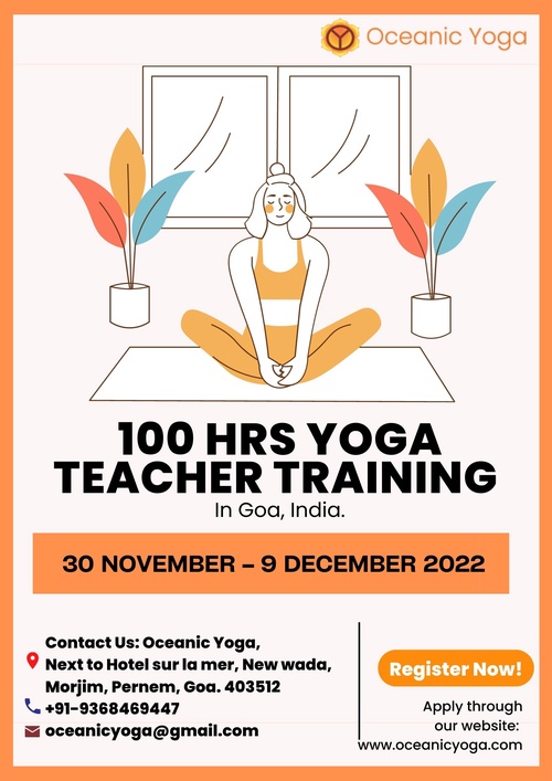 Consider 100 Hour Yoga Teacher Training in India