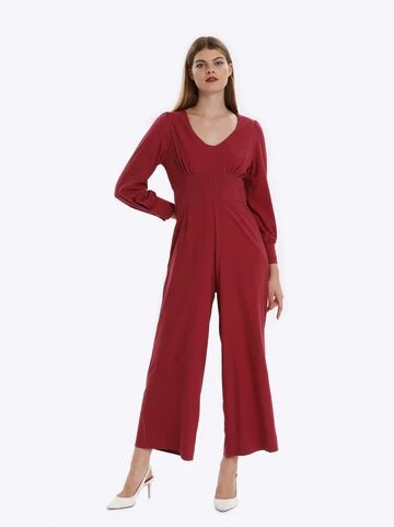 Elevate Your Wardrobe with a Fuchsia Wide Leg Jumpsuit