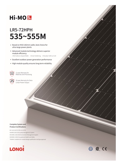 How to Choose the Right Inverter for the HI-MO 5m LR5-72HPH Solar Panel