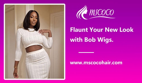 Flaunt Your New Look with Bob Wigs.