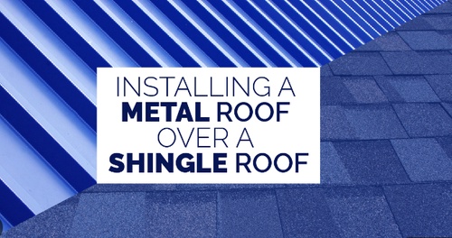 What is the best way to put a metal roof over a shingle roof?