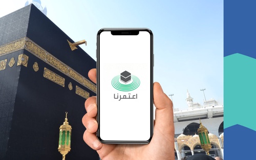 Which app is used for Umrah?