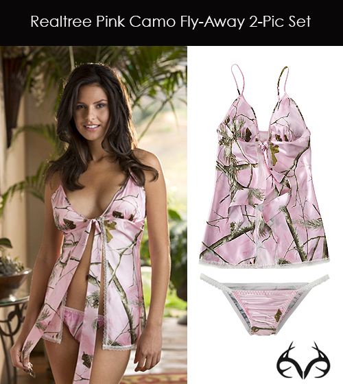 The Bold and Beautiful Pink Camo Lingerie