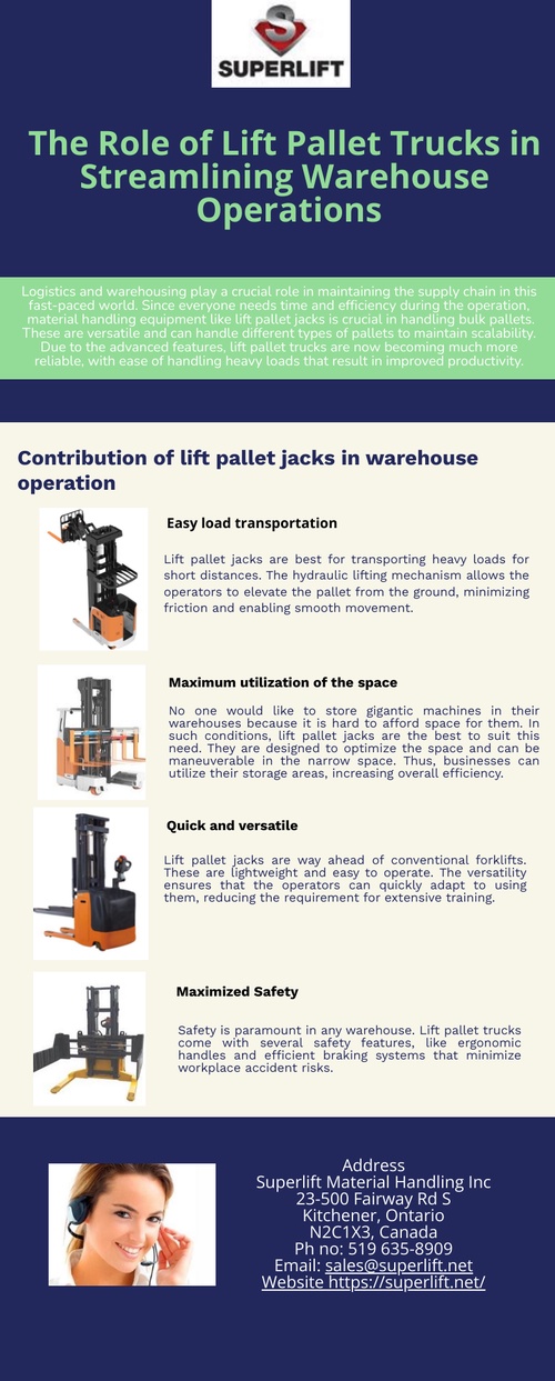 The Role of Lift Pallet Trucks in Streamlining Warehouse Operations