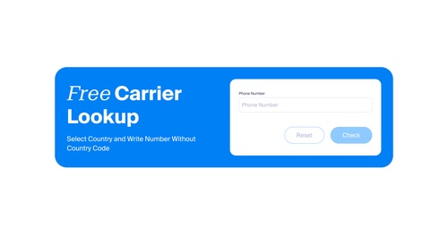 Simplifying Data Verification with a Free Carrier Lookup API and Phone Carrier Lookup API