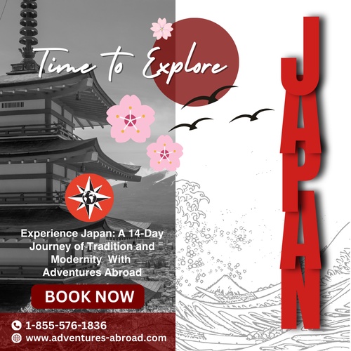 Experience Japan with Adventures Abroad's 14-Day Journey of Tradition and Modernity in a Small Group Tour !