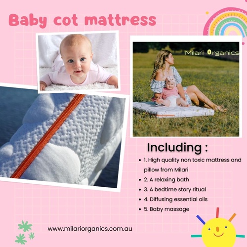 Milari Organics Comfortable Green Baby Cot Mattress: A Safe and Healthy Choice for Your Little One