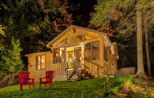 Embrace Rustic Bliss Unwind in Tranquil Cabins in Valle Crucis, NC