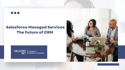 Salesforce Managed Services: The Future of CRM – VALiNTRY360