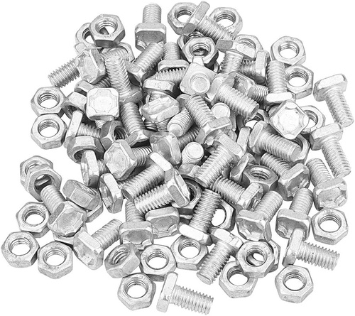 What are the different materials used to make nuts and bolts?
