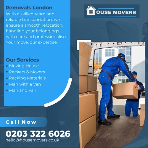 Removals London: Expert House Movers You Can Trust