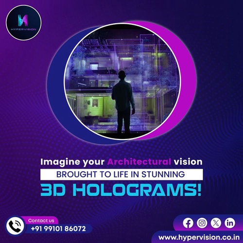 Imagine your Architectural vision Brought To Life in Stunning 3D Hologram
