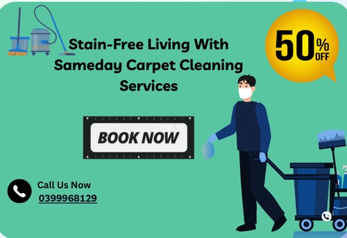 Stain free Living With Sameday Carpet Cleaning Services