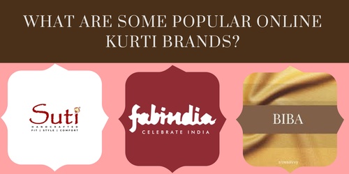 What are some popular online kurti brands?