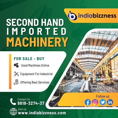 Second Hand Machinery Equipment for Sale in India