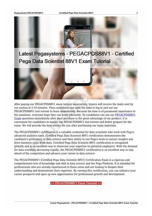 Quiz PEGACPDS88V1 - Certified Pega Data Scientist 88V1 Authoritative Latest Exam Testking