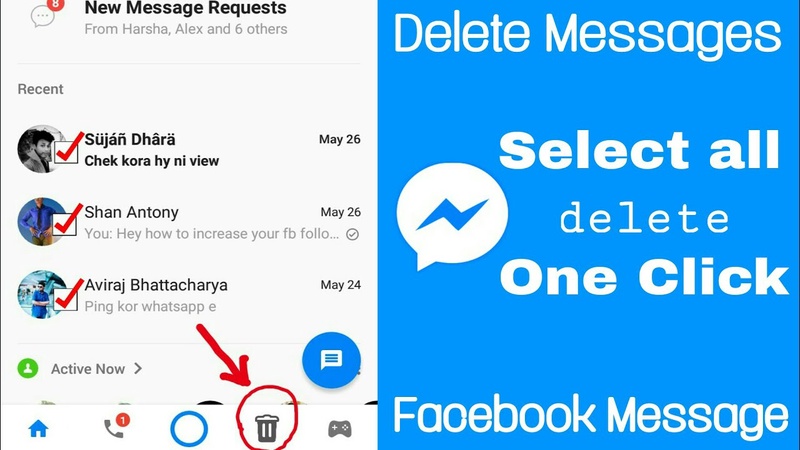 How to Delete Multiple Messages on Messenger